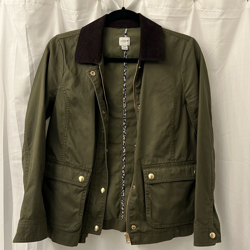 JCrew Factory Petite Orchard Utility Jacket